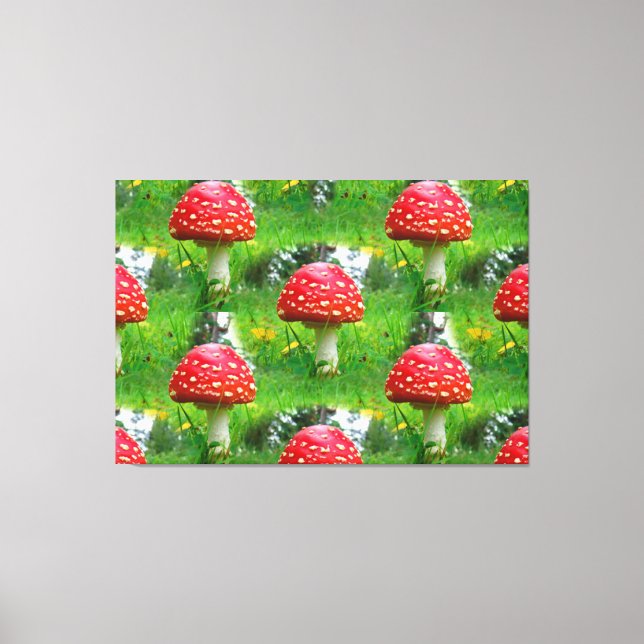 Toile Champignons (Recto)