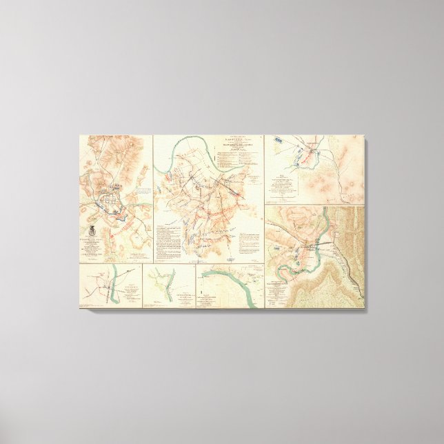 Toile Champs de bataille Nashville, Tenn (Recto)