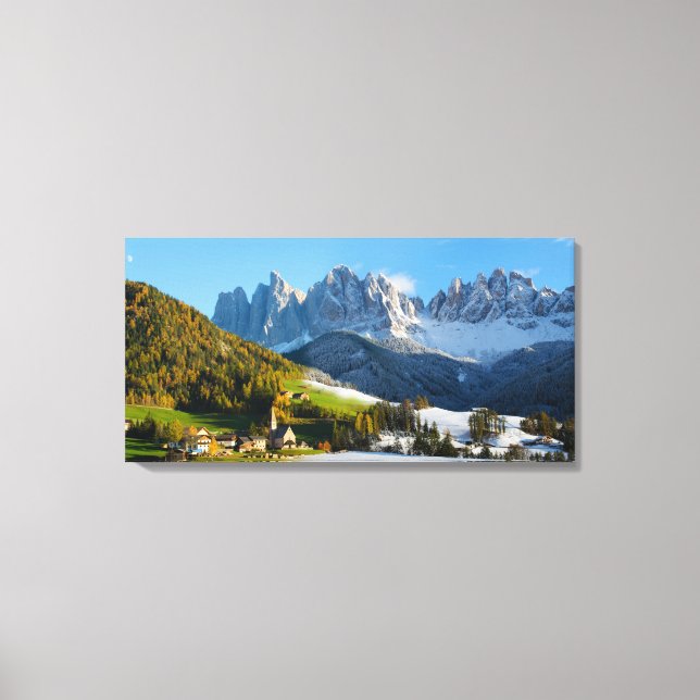 Toile Changement de saison dans les Dolomites (Recto)