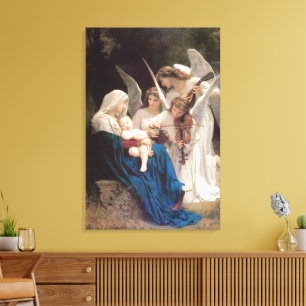 Toile Chant des Anges (1881) par Bouguereau