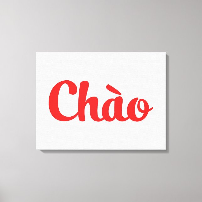 Toile Chào / Hello ~ Vietnam / Vietnamien / Tiêt Viêt (Recto)
