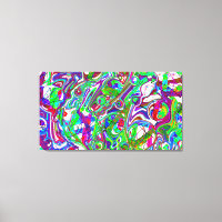 Chaos Abstrait Art coloré