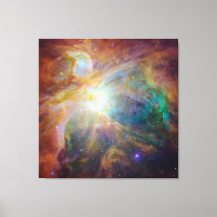Toile Chaos au cœur du composite Spitzer Hubble d'Orion