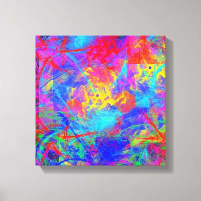 Toile Chaos de Couleurs (Recto)