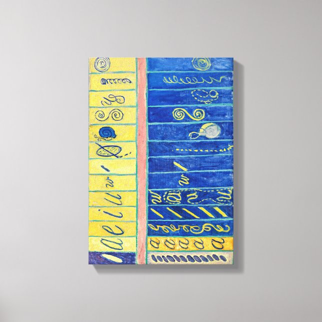 Toile Chaos primitif 13 | Hilma af Klint | (Recto)