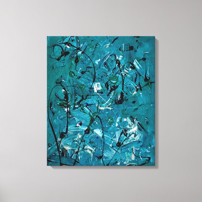 Toile Chaos Vert (Recto)