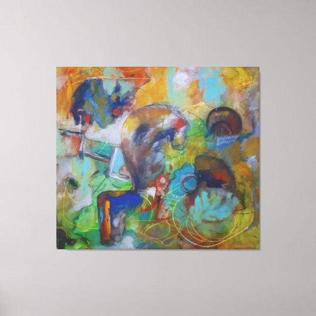 Toile Chaos Vibrant (Recto)
