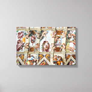 Toile Chapelle Sixtine Michelangelo - Vatican, Rome, Ita