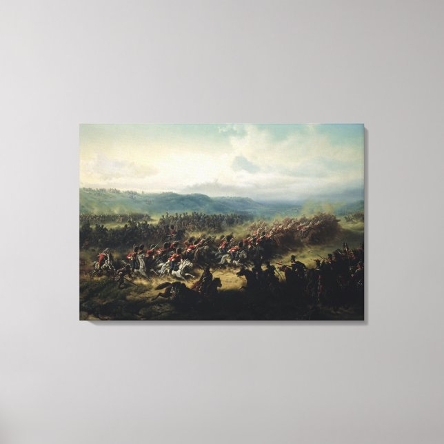 Toile Chargement de la Brigade Lumière, le 25 octobre 18 (Recto)