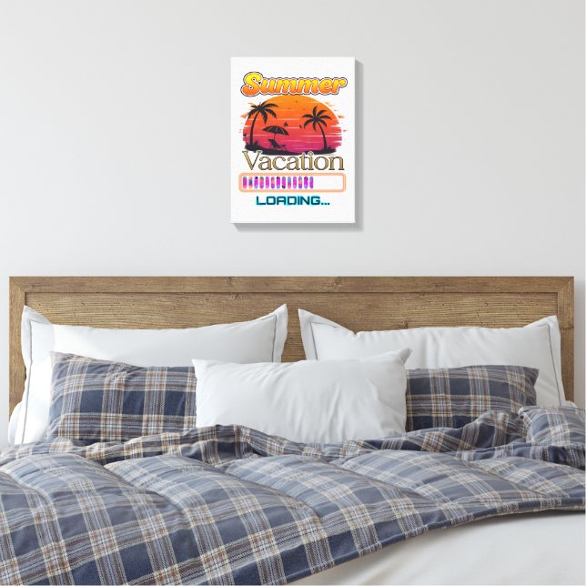 Toile Chargement de vacances Plage de coucher de soleil  (Insitu(Chambre))