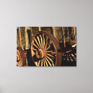 Toile Chariot antique de train de mulet