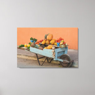 Toile Chariot de fruits et légumes, Cuba