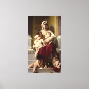 Toile Charité de la peinture classique de Bouguereau (La