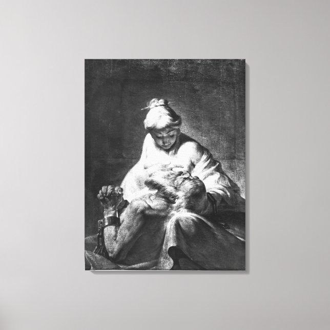 Toile Charité romaine (Recto)