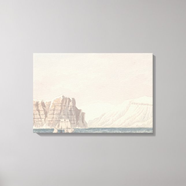Toile Charles Hamilton Smith - Burnett Inlet, Barrow (Recto)