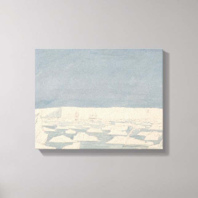 Toile Charles Hamilton Smith - Partie du pôle Sud (Recto)