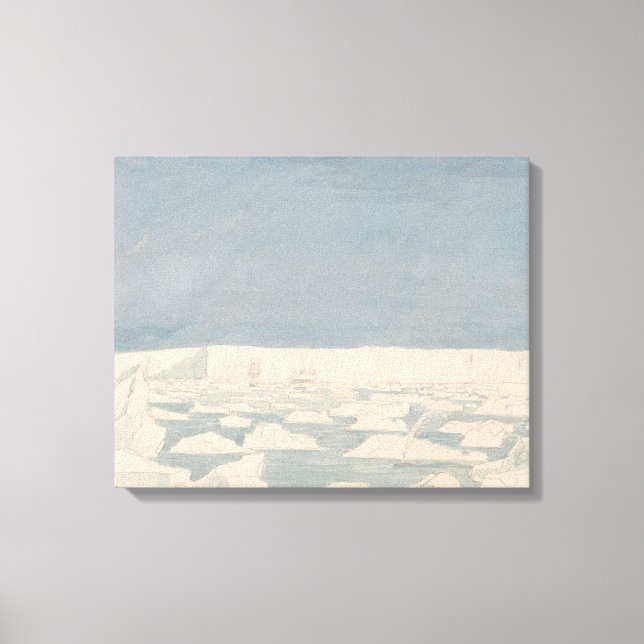 Toile Charles Hamilton Smith - Partie du pôle Sud (Recto)