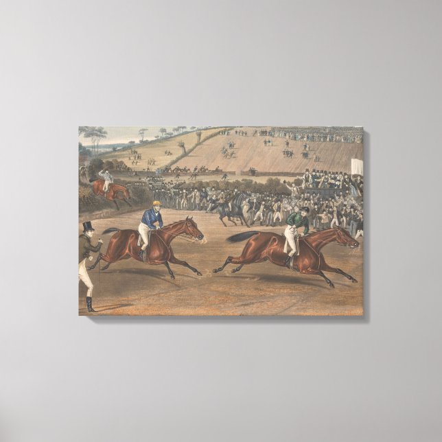 Toile Charles Hunt - Leamington Grand Steeple Chase (Recto)