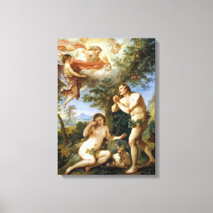 Toile Charles-Joseph Natoire le reproche d'Adam et d'Èv
