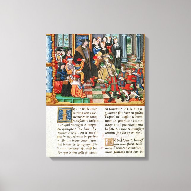 Toile Charles le Téméraire, duc de Bourgogne (Recto)