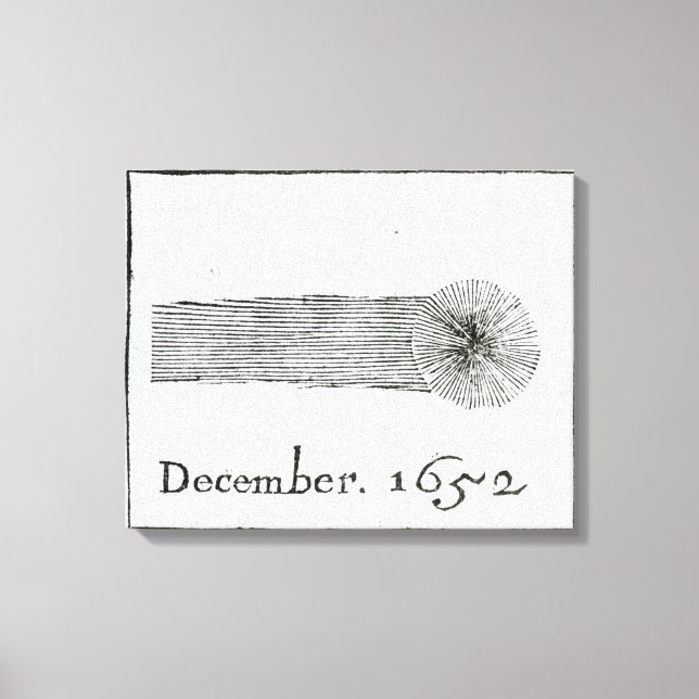 Toile Charles's Comet, décembre 1652 (Recto)