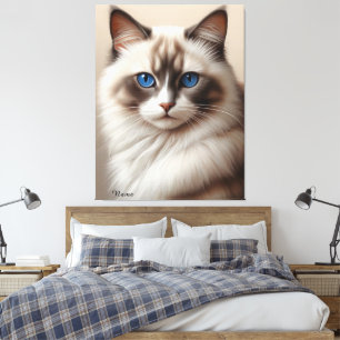 Toile Charmant Ragdoll Chat Art Pet Lover