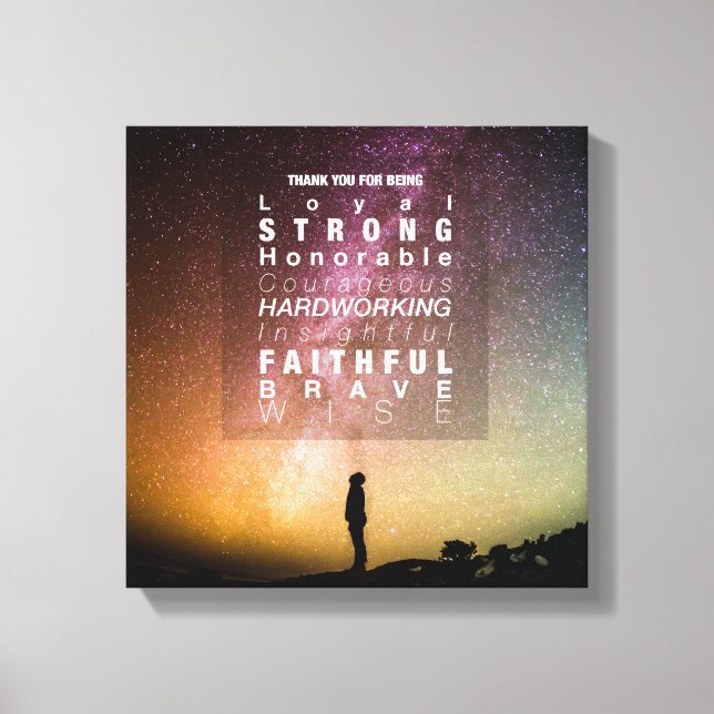 Toile Charme céleste #2 (12x12) (Recto)