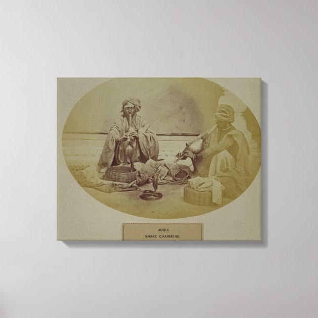 Toile Charmeurs de serpents ou de jogis, Hindous de cast (Recto)