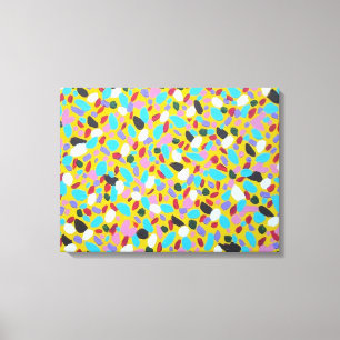 Toile Chasing the Sun Colorful Abstrait Art Print