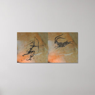 Toile Chasse à Ibex à Cova Remigia