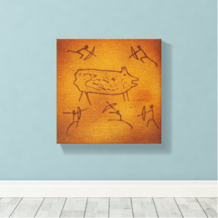 Toile Chasse au sanglier