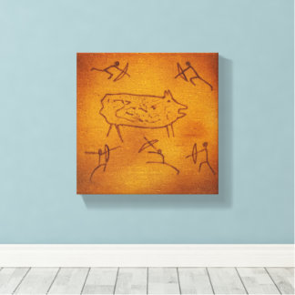 Toile Chasse au sanglier