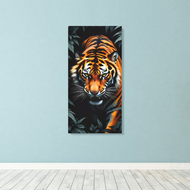 Toile Chasse au Tigre (Insitu (Plancher de Bois))
