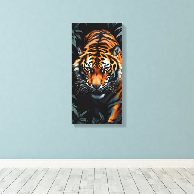 Toile Chasse au Tigre (Insitu (Plancher de Bois))