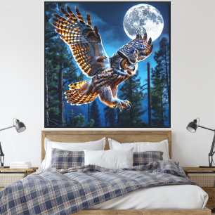 Toile Chasse aux chouettes