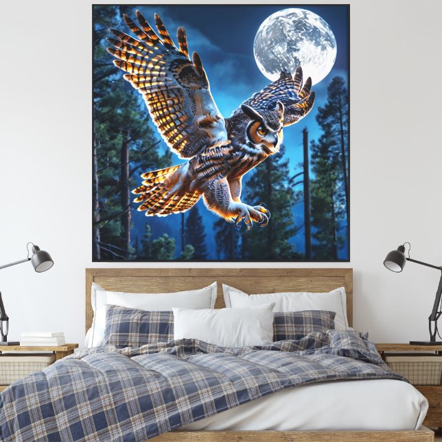 Toile Chasse aux chouettes (Insitu(Chambre))