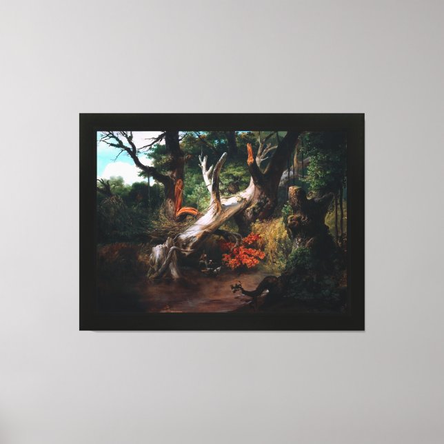 Toile Chasse dans les Marais Pontines par Horace Vernet (Recto)