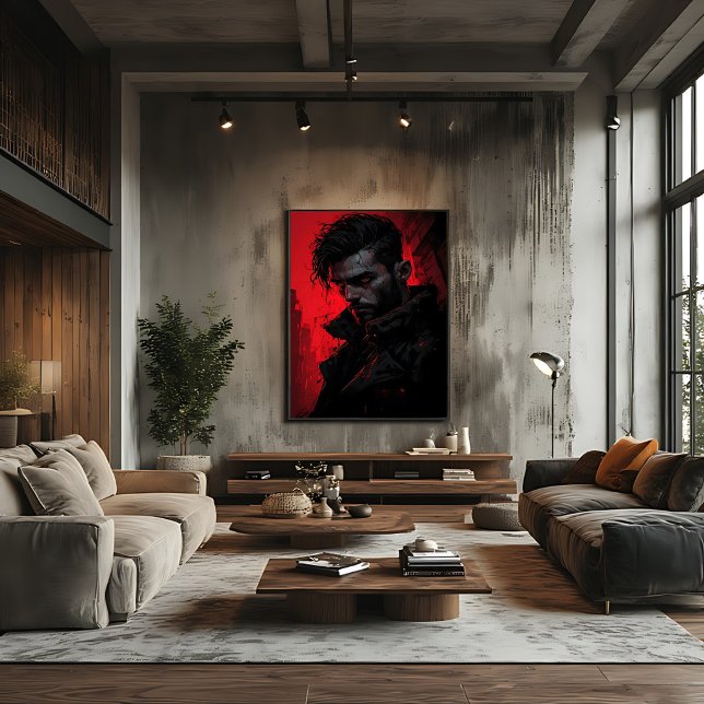 Toile Chasseur de Sang Portrait Sombre (Créateur téléchargé)