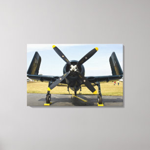 Toile Chasseur embarqué Grumman F8F Bearcat de la marine