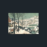 Toile Chasseurs dans la neige - janvier, 1565<br><div class="desc">Chasseurs dans la neige - janvier, 1565 | par Pieter l'Ancien Bruegel | Lieu de l'art : Musée Kunsthistorisches, Vienne, Autriche | Artiste flamand | Numéro de collection d'images : XAM324</div>