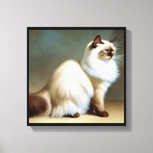Toile Chat Birman 