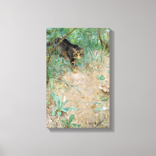 Toile Chat, Bruno Liljefors (Recto)