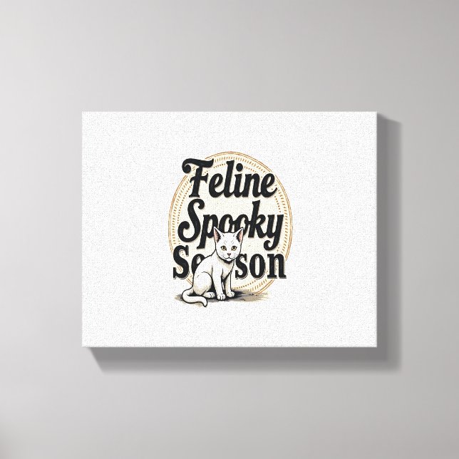 Toile Chat de la saison Éffrayante Feline (Recto)