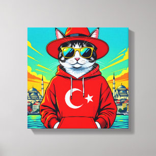 TOILE CHAT ÉGÉEN - GRAND CHAT DE VILLE 2