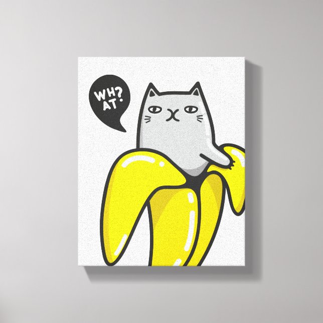 Toile Chat en banane (Recto)