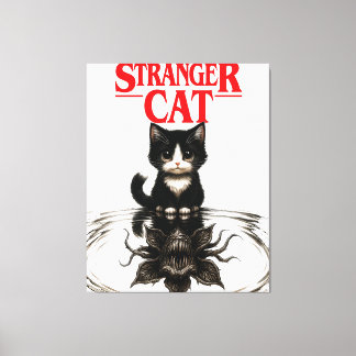 Toile chat étranger