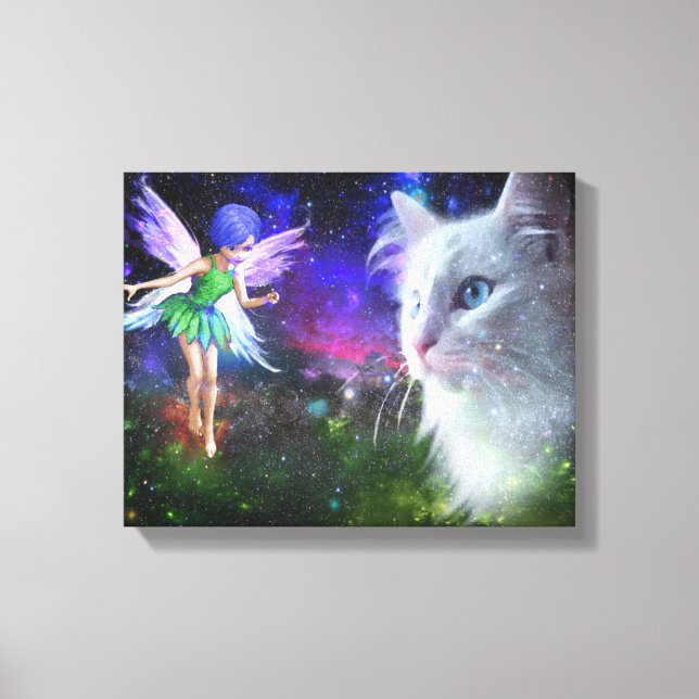 Toile Chat Fairy Encounters (Recto)