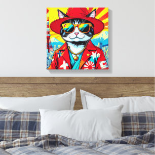 TOILE CHAT JAPONAIS BOBTAIL-BIG VILLE