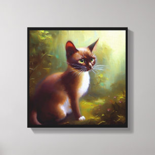 Toile Chat javanais
