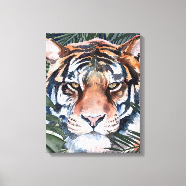 Toile Chat Jungle - Tigre (Recto)